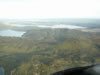Helicopter flight over lake Rotorua to Mount Tarawera 